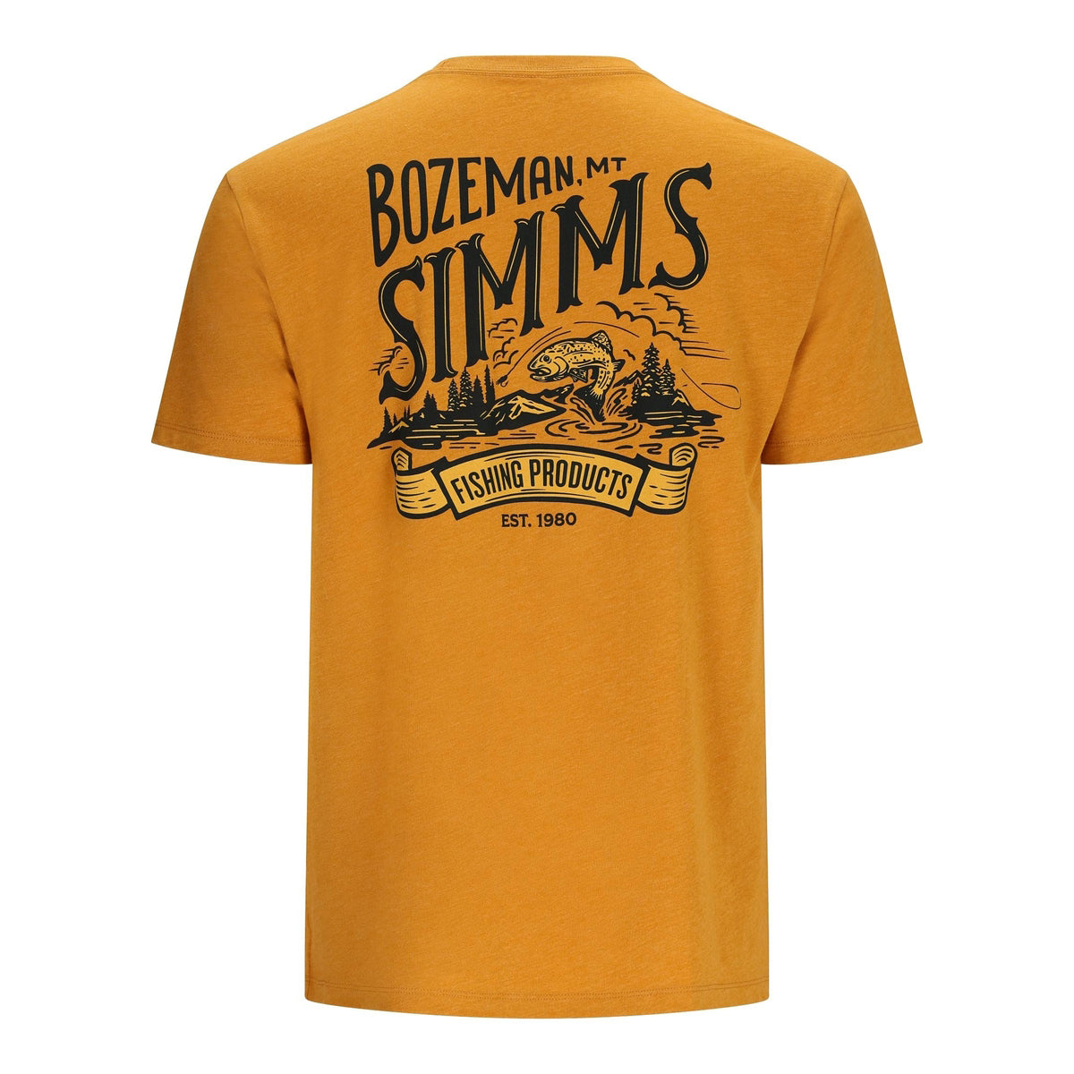 Simms Bozeman Scene T-Shirt - Men's Buckhorn Heather XL