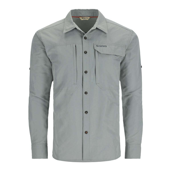 Simms M.T.H Long Sleeved Button Up Shirt, Moisture Wicking Shirt with Chest  Pocket, Fly Fishing Apparel for Men, Fog Shrimp, Small : :  Clothing & Accessories
